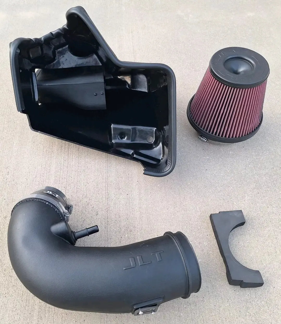 JLT Cold Air Intake with Red Cotton Filter (18-23 Mustang GT) Pit Stop Auto