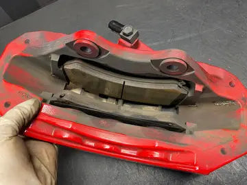 2018 DODGE CHALLENGER HELLCAT OEM RED BREMBO BRAKE CALIPER SET FRONT REAR USED Pit Stop Auto