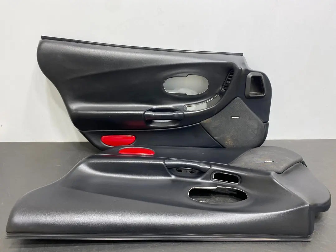 2000 CORVETTE C5 OEM DOOR PANEL PAIR DRIVER PASSENGER PANELS BLACK USED Pit Stop Auto