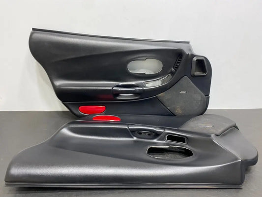 2000 CORVETTE C5 OEM DOOR PANEL PAIR DRIVER PASSENGER PANELS BLACK USED Pit Stop Auto