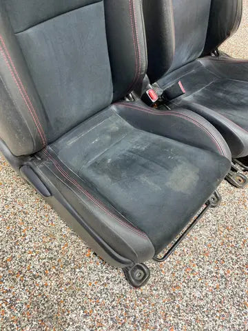 2018 SUBARU BRZ FRS 86 OEM FRONT SEAT PAIR DRIVER PASSENGER WITH SUEDE USED Pit Stop Auto