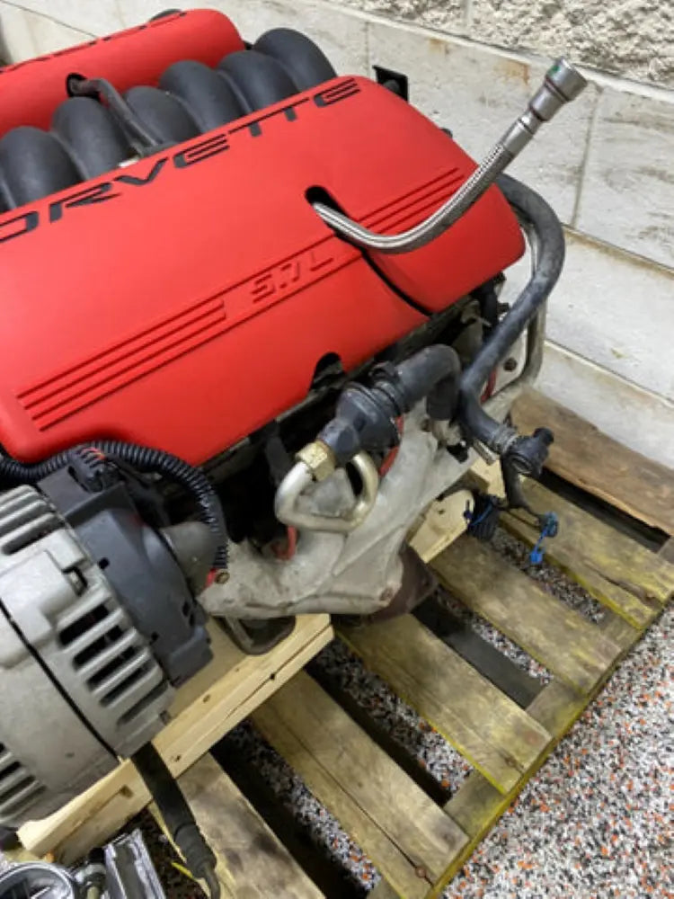 2003 CHEVY CORVETTE Z06 OEM 5.7 LS6 LS ENGINE LONGBLOCK DROPOUT -TESTED- 37K Pit Stop Auto