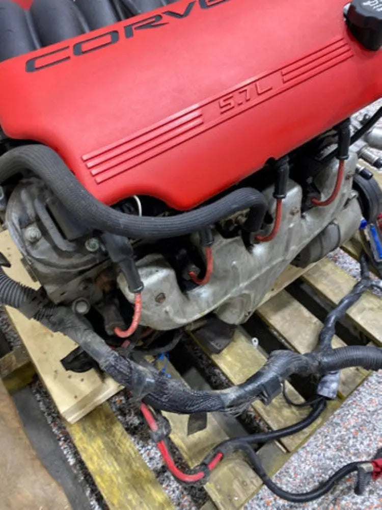 2003 CHEVY CORVETTE Z06 OEM 5.7 LS6 LS ENGINE LONGBLOCK DROPOUT -TESTED- 37K Pit Stop Auto