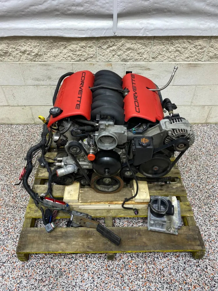 2003 CHEVY CORVETTE Z06 OEM 5.7 LS6 LS ENGINE LONGBLOCK DROPOUT -TESTED- 37K Pit Stop Auto