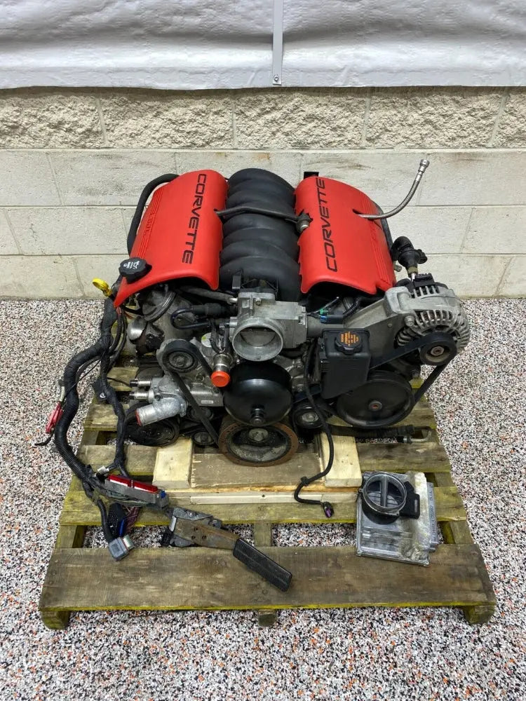 2003 CHEVY CORVETTE Z06 OEM 5.7 LS6 LS ENGINE LONGBLOCK DROPOUT -TESTED- 37K Pit Stop Auto
