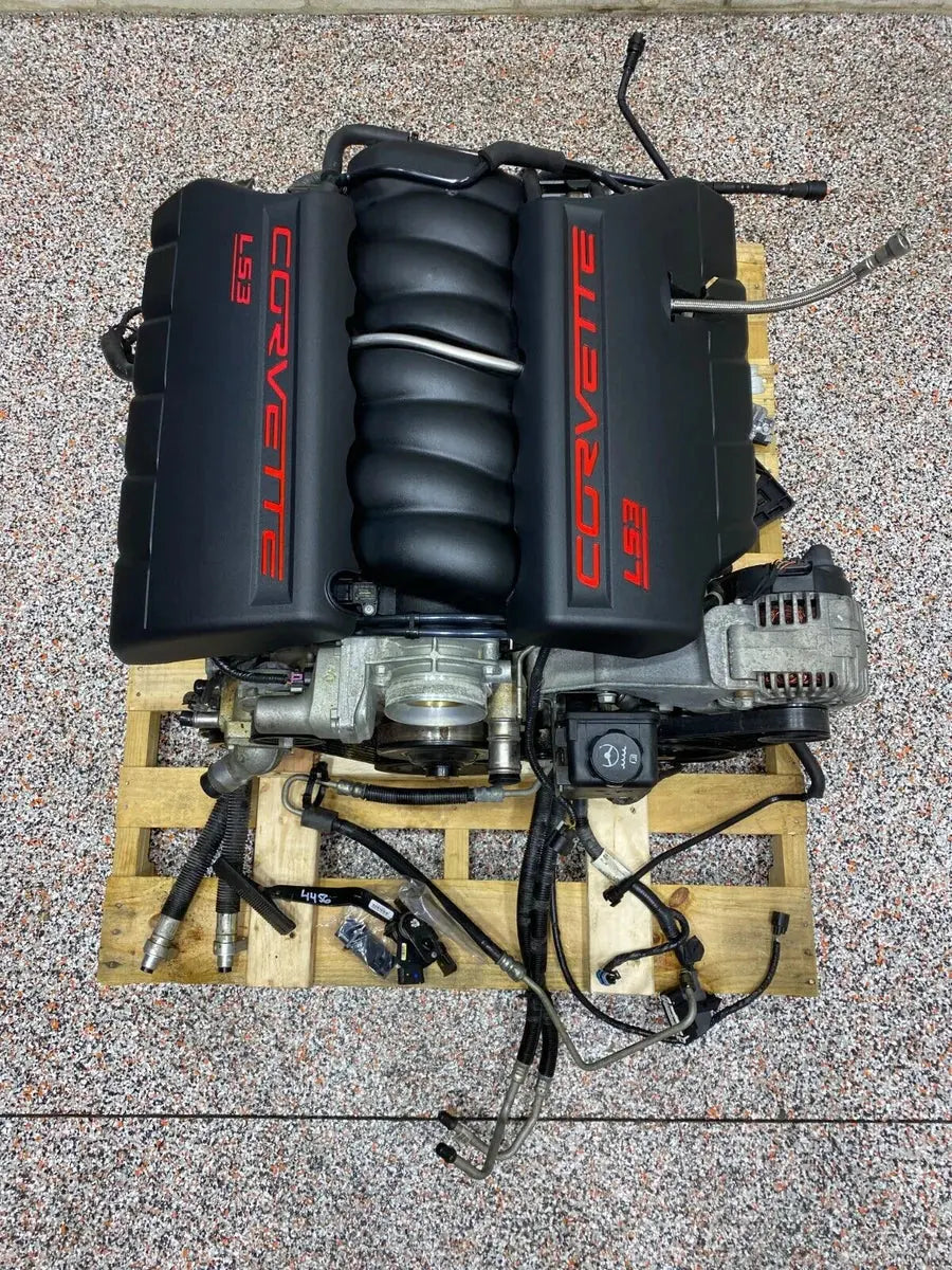 2013 CORVETTE GRANDSPORT OEM 6.2 LS3 DRY SUMP LS ENGINE LONGBLOCK DROPOUT 24K Pit Stop Auto