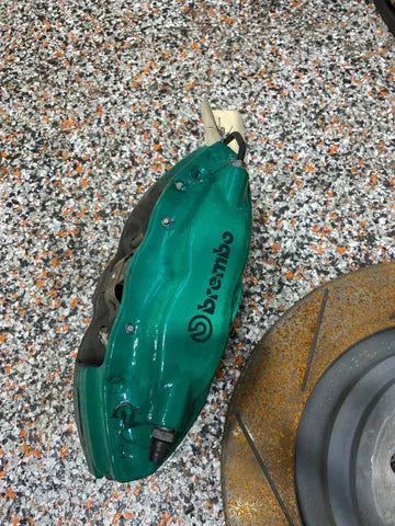 2019 DODGE CHALLENGER HELLCAT REDEYE OEM BREMBO BRAKE CALIPER SET WITH ROTORS Pit Stop Auto