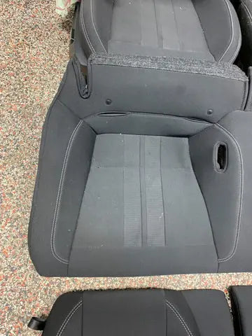 2017 MUSTANG GT OEM SEATS SEAT SET FRONT REAR CLOTH USED COMPLETE RESTOROD! Pit Stop Auto