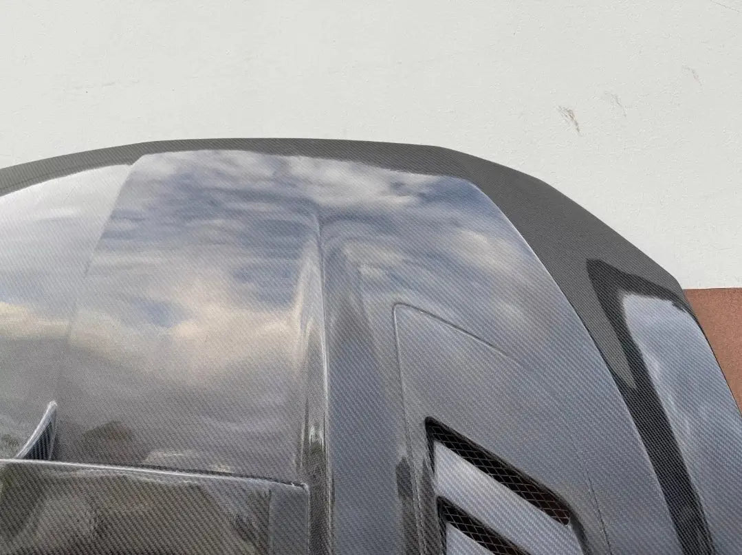 FORD MUSTANG GT 2018-2023 TRUFIBER VENTED CARBON FIBER HOOD BONNET ASSEMBLY Pit Stop Auto