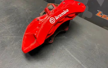 2018 DODGE CHALLENGER HELLCAT OEM RED BREMBO BRAKE CALIPER SET FRONT REAR USED Pit Stop Auto