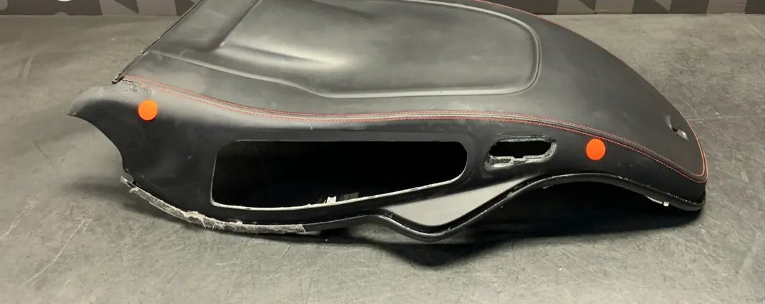 2018 PORSCHE 911 TURBO S PASSENGER LEATHER RED STITCH SEAT BACK **READ** OEM Pit Stop Auto