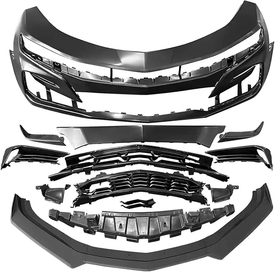 IKON MOTORSPORTS Front Bumper Compatible with 2019-2024 Camaro RS/SS Pit Stop Auto