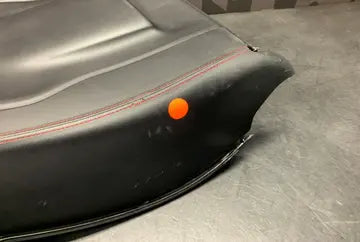 2018 PORSCHE 911 TURBO S PASSENGER LEATHER RED STITCH SEAT BACK **READ** OEM Pit Stop Auto