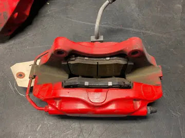 2018 DODGE CHALLENGER HELLCAT OEM RED BREMBO BRAKE CALIPER SET FRONT REAR USED Pit Stop Auto