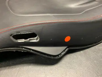 2018 PORSCHE 911 TURBO S PASSENGER LEATHER RED STITCH SEAT BACK **READ** OEM Pit Stop Auto