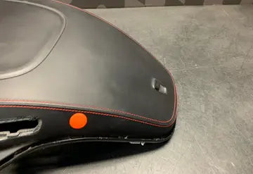 2018 PORSCHE 911 TURBO S PASSENGER LEATHER RED STITCH SEAT BACK **READ** OEM Pit Stop Auto