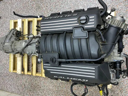 2017 JEEP SRT 6.4 392 ENGINE MOTOR 8SPD AUTOMATIC TRANS AWD TRANSFER CASE Pit Stop Auto