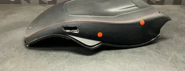 2018 PORSCHE 911 TURBO S PASSENGER LEATHER RED STITCH SEAT BACK **READ** OEM Pit Stop Auto