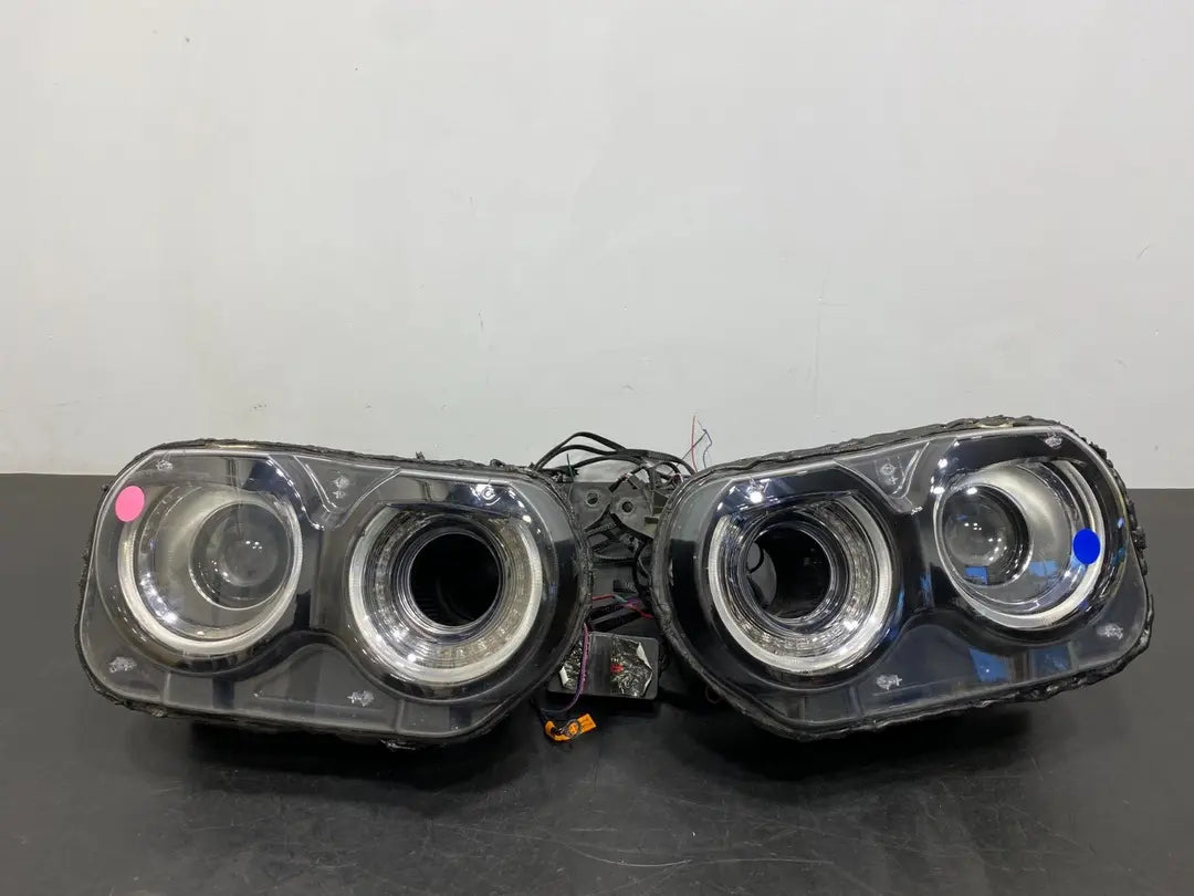 2019 DODGE CHALLENGER HELLCAT REDEYE HEADLIGHTS PAIR DR PS LH RH MODIFIED RGB Pit Stop Auto
