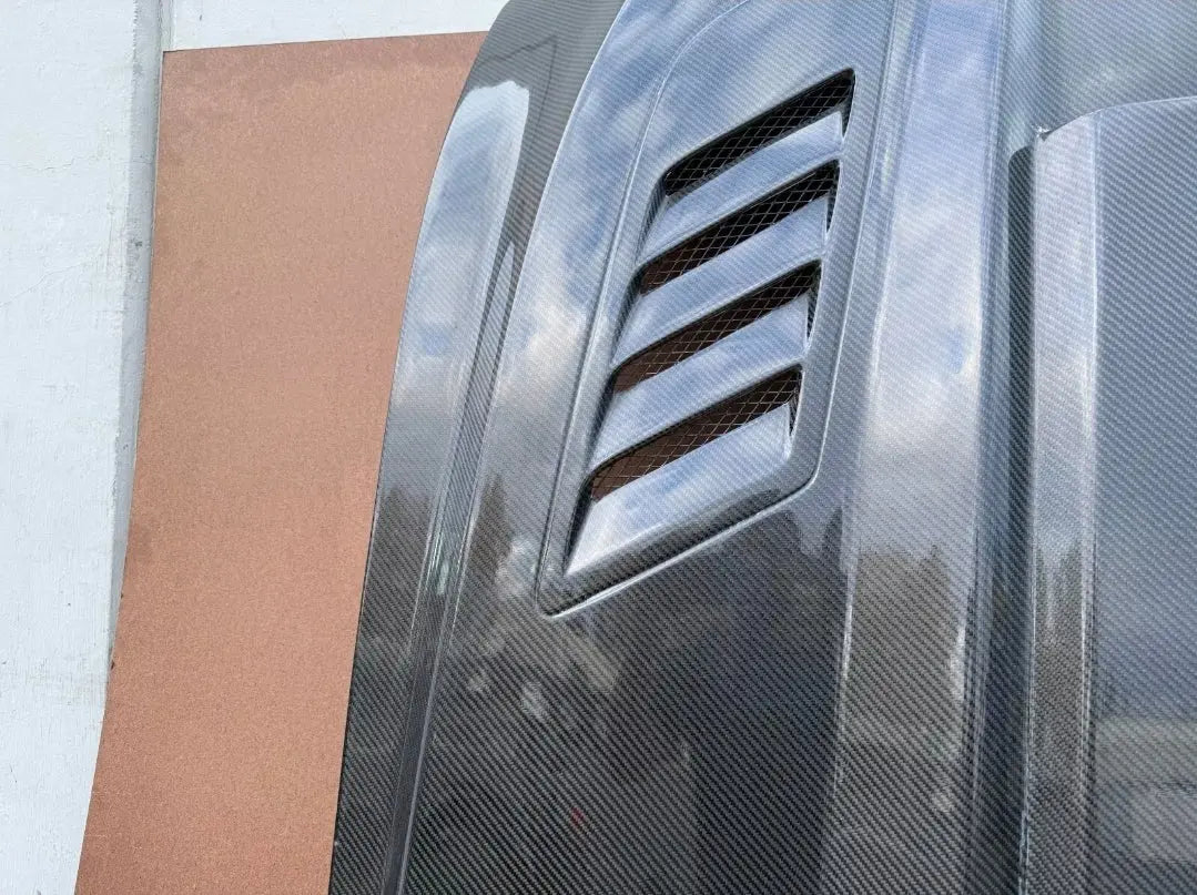 FORD MUSTANG GT 2018-2023 TRUFIBER VENTED CARBON FIBER HOOD BONNET ASSEMBLY Pit Stop Auto