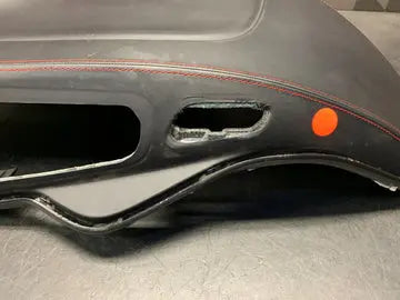 2018 PORSCHE 911 TURBO S PASSENGER LEATHER RED STITCH SEAT BACK **READ** OEM Pit Stop Auto