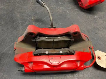 2018 DODGE CHALLENGER HELLCAT OEM RED BREMBO BRAKE CALIPER SET FRONT REAR USED Pit Stop Auto