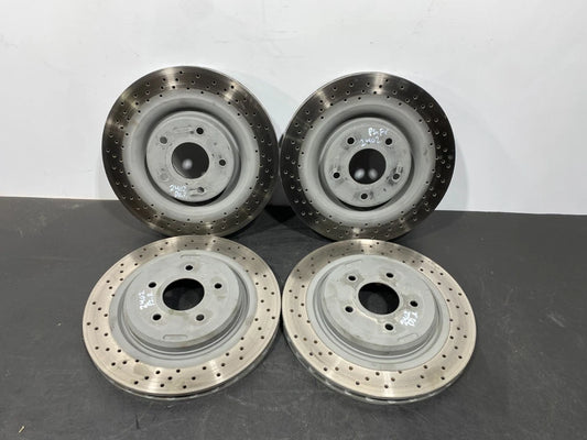 2011 CORVETTE C6 GRANDSPORT BRAKE ROTOR SET FRONT REAR ROTORS USED Pit Stop Auto