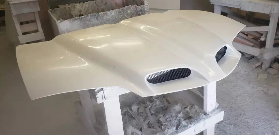 1993-2002 Pontiac Trans Am WS6 functional Ram Air Fiberglass Bold-on Hood Pit Stop Auto