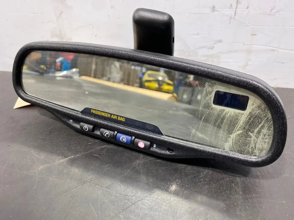 2008 CORVETTE C6 OEM REAR VIEW MIRROR ASSEMBLY WITH ONSTAR USED *LIGHT HAZE* Pit Stop Auto