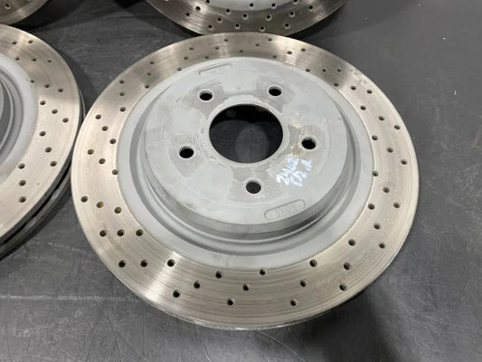 2011 CORVETTE C6 GRANDSPORT BRAKE ROTOR SET FRONT REAR ROTORS USED Pit Stop Auto